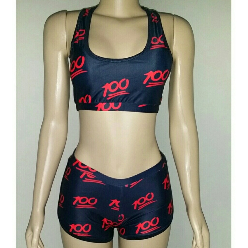 Two piece Workout suit / Two piece swimsuit
